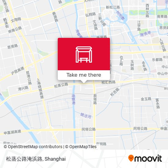 松蒸公路淹浜路 map