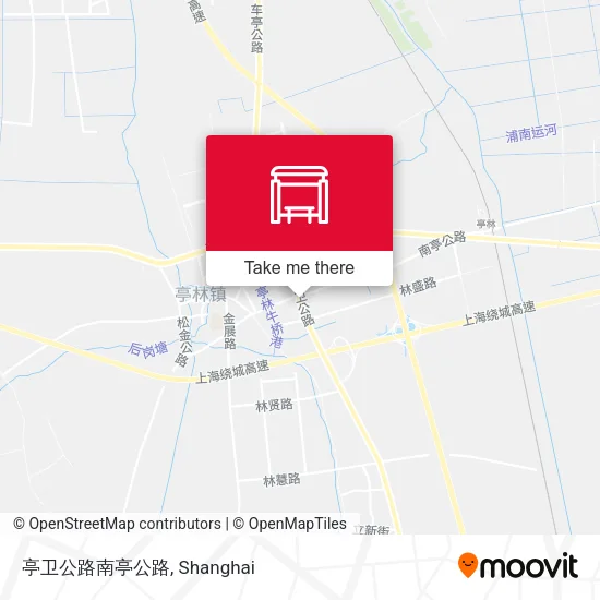 亭卫公路南亭公路 map