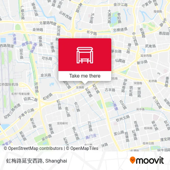 虹梅路延安西路 map