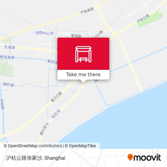 沪杭公路张家沙 map