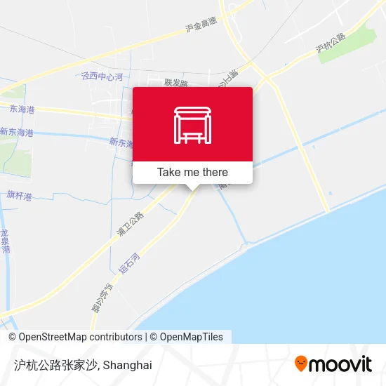 沪杭公路张家沙 map