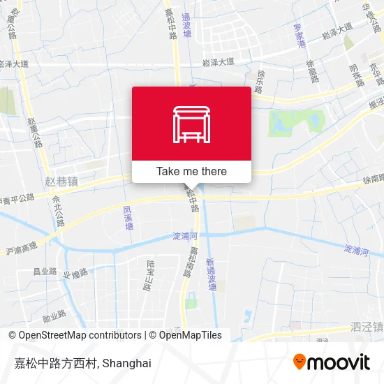 嘉松中路方西村 map