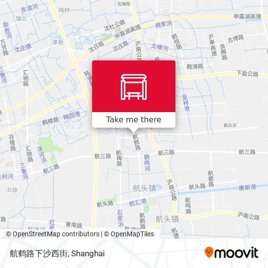 航鹤路下沙西街 map