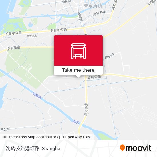 沈砖公路港圩路 map