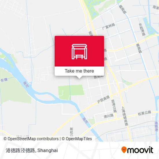 港德路泾德路 map