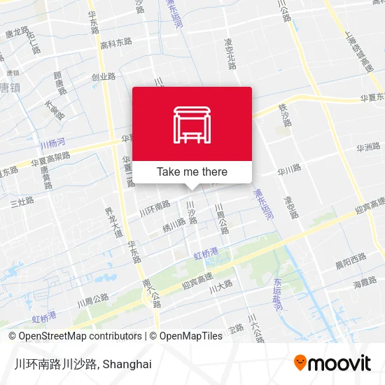 川环南路川沙路 map
