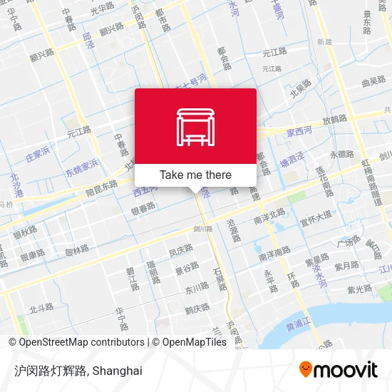 沪闵路灯辉路 map