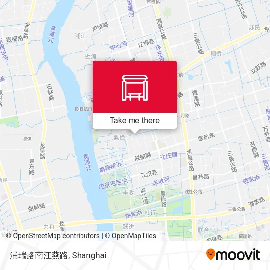 浦瑞路南江燕路 map