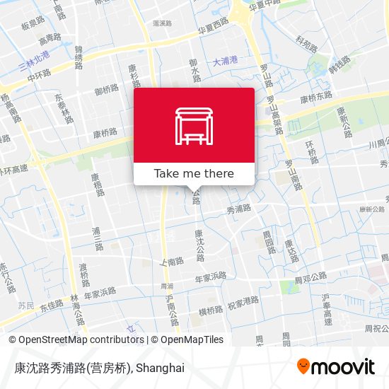 康沈路秀浦路(营房桥) map