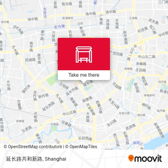 延长路共和新路 map