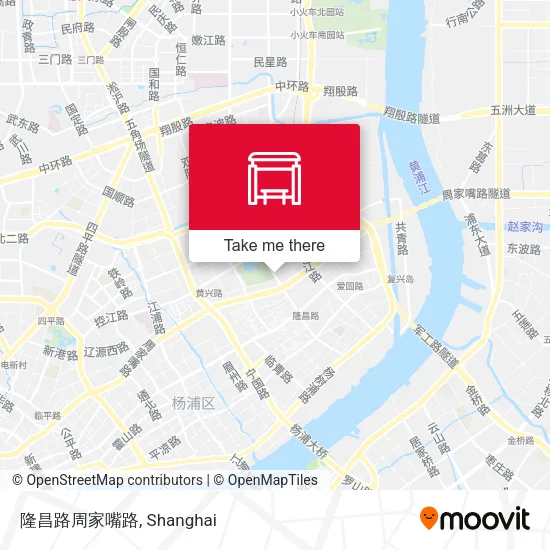 隆昌路周家嘴路 map