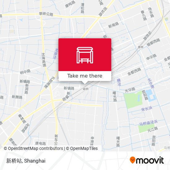 新桥站 map
