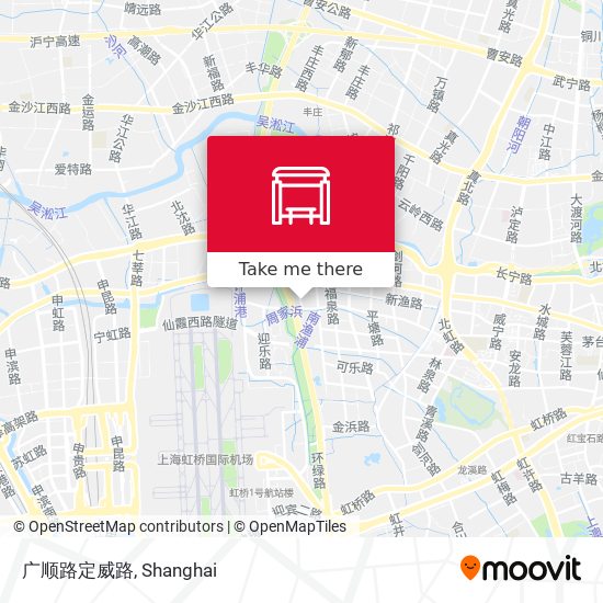 广顺路定威路 map