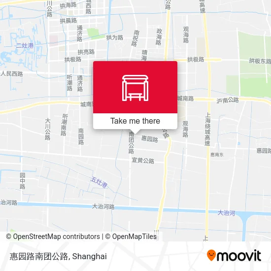 惠园路南团公路 map