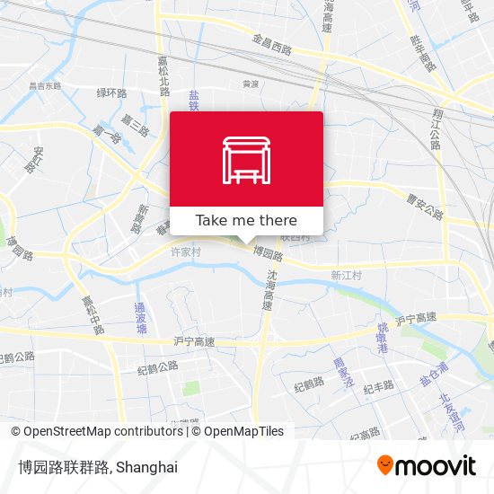 博园路联群路 map