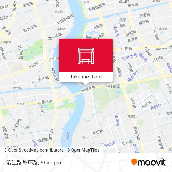 沿江路外环路 map