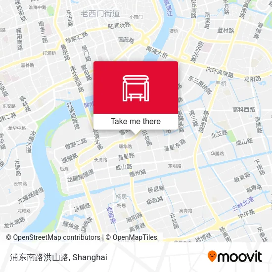 浦东南路洪山路 map