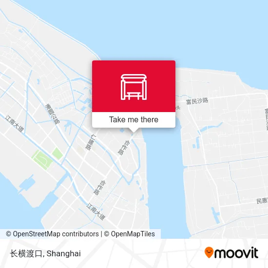 长横渡口 map