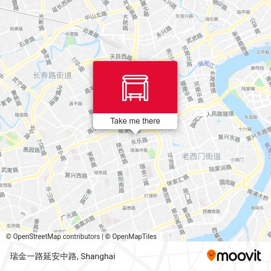 瑞金一路延安中路 map