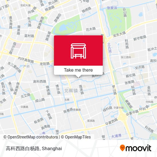 高科西路白杨路 map