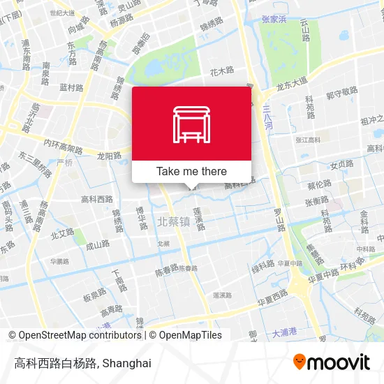 高科西路白杨路 map