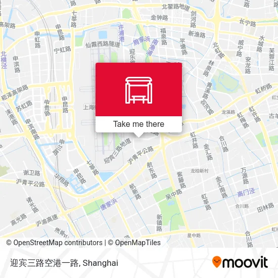 迎宾三路空港一路 map