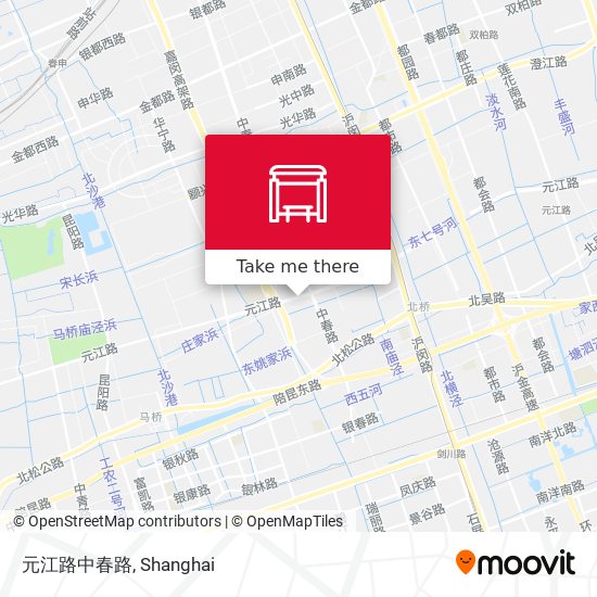 元江路中春路 map
