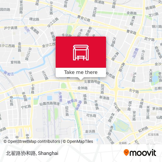 北翟路协和路 map