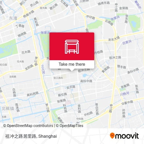 祖冲之路居里路 map