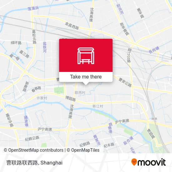 曹联路联西路 map