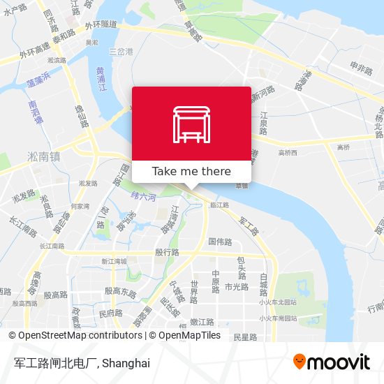 军工路闸北电厂 map