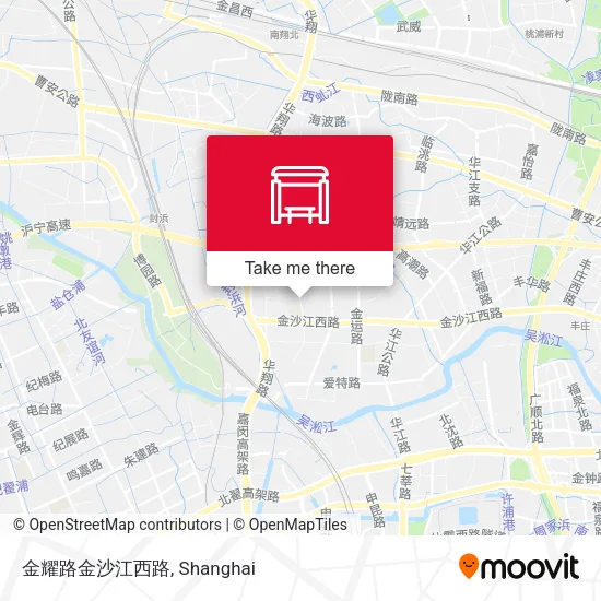金耀路金沙江西路 map