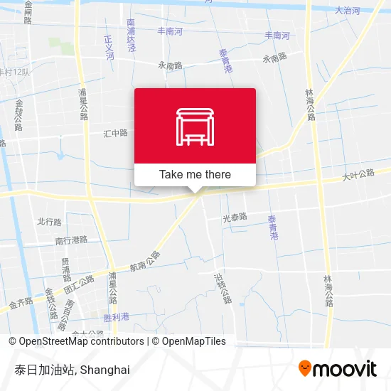 泰日加油站 map