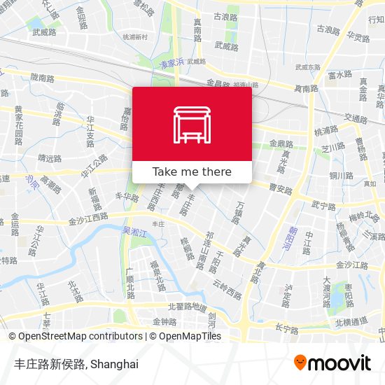丰庄路新侯路 map