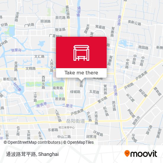 通波路茸平路 map