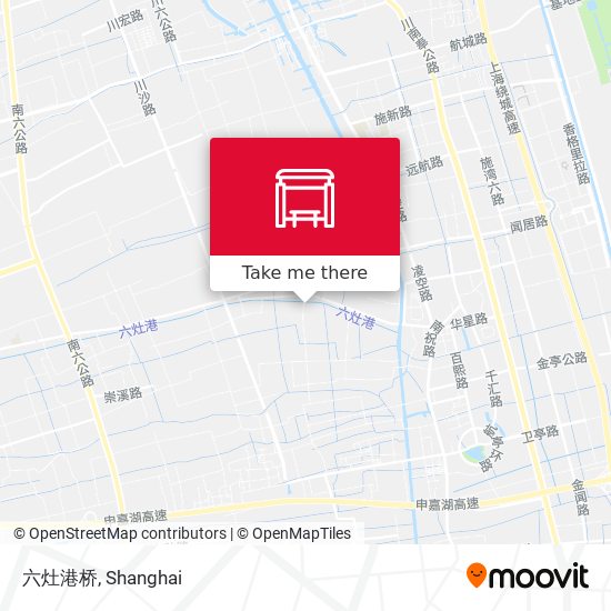 六灶港桥 map