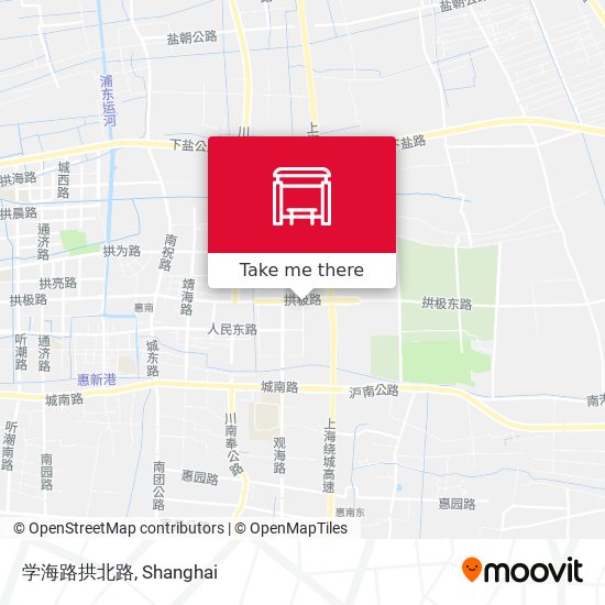 学海路拱北路 map