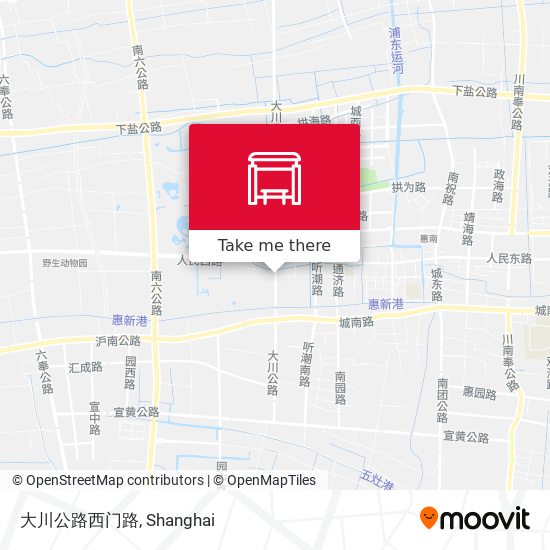 大川公路西门路 map