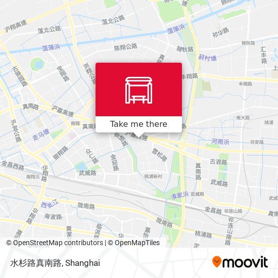 水杉路真南路 map