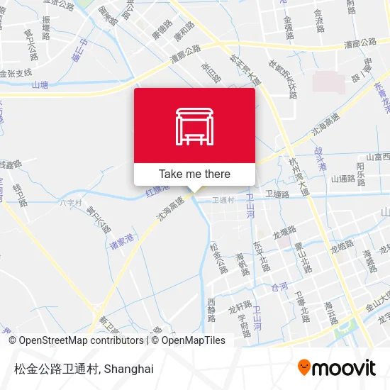 松金公路卫通村 map