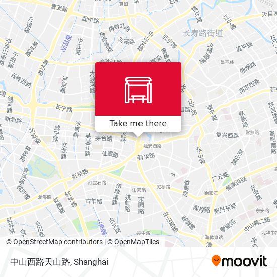 中山西路天山路 map