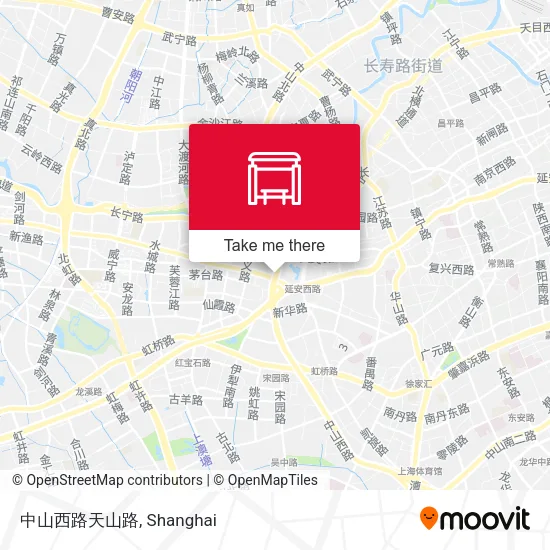 中山西路天山路 map