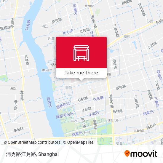 浦秀路江月路 map