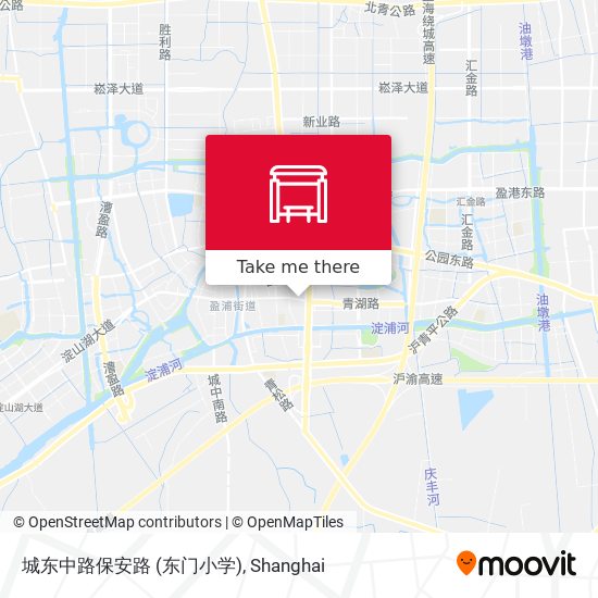 城东中路保安路 (东门小学) map