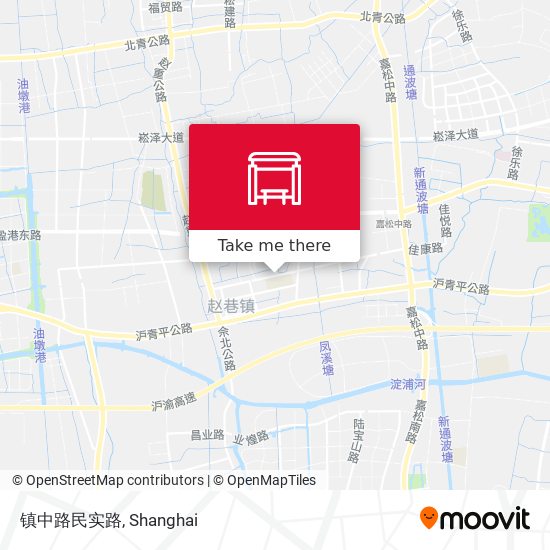 镇中路民实路 map