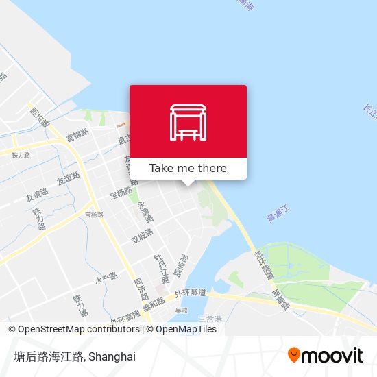 塘后路海江路 map