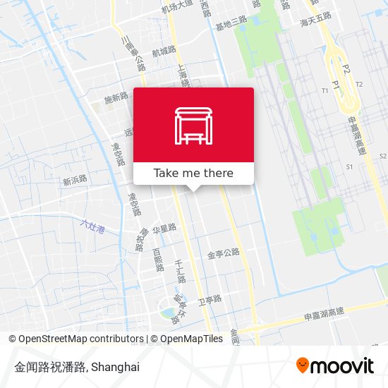 金闻路祝潘路 map