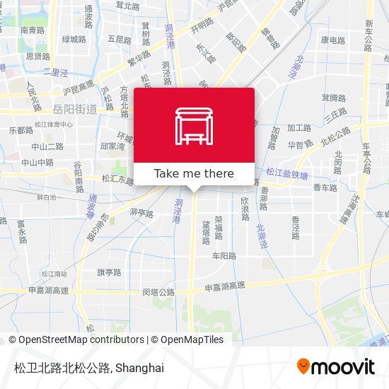 松卫北路北松公路 map
