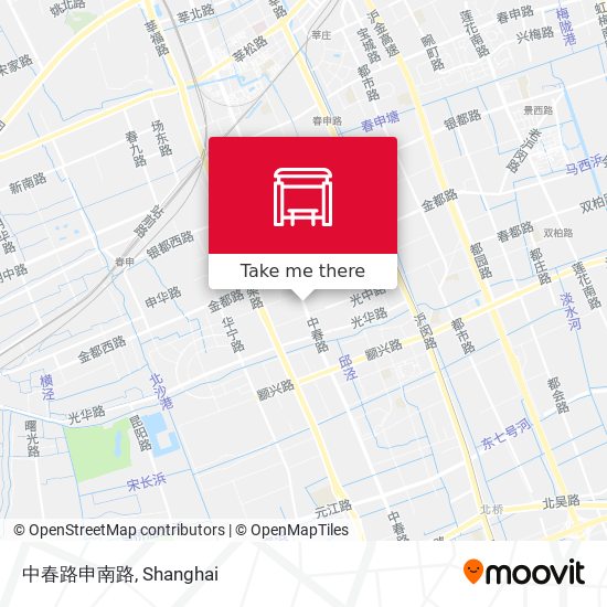 中春路申南路 map