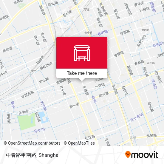 中春路申南路 map